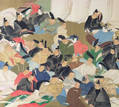 36人の詩人、「Kokka」誌のイラスト、1904年から5月5日 作： Ogata Korin